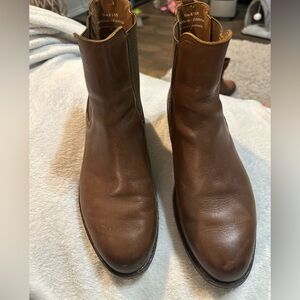 Thursday Boot Company Classic Brown Ankle Booties (no shoe box & light scuffing)